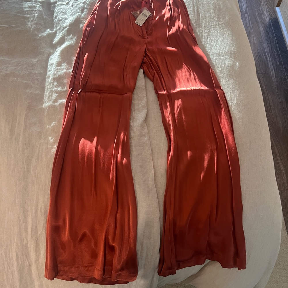 Anthropologie Elegant Rust Women's Pants